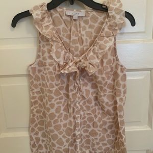LOFT giraffe tank top
